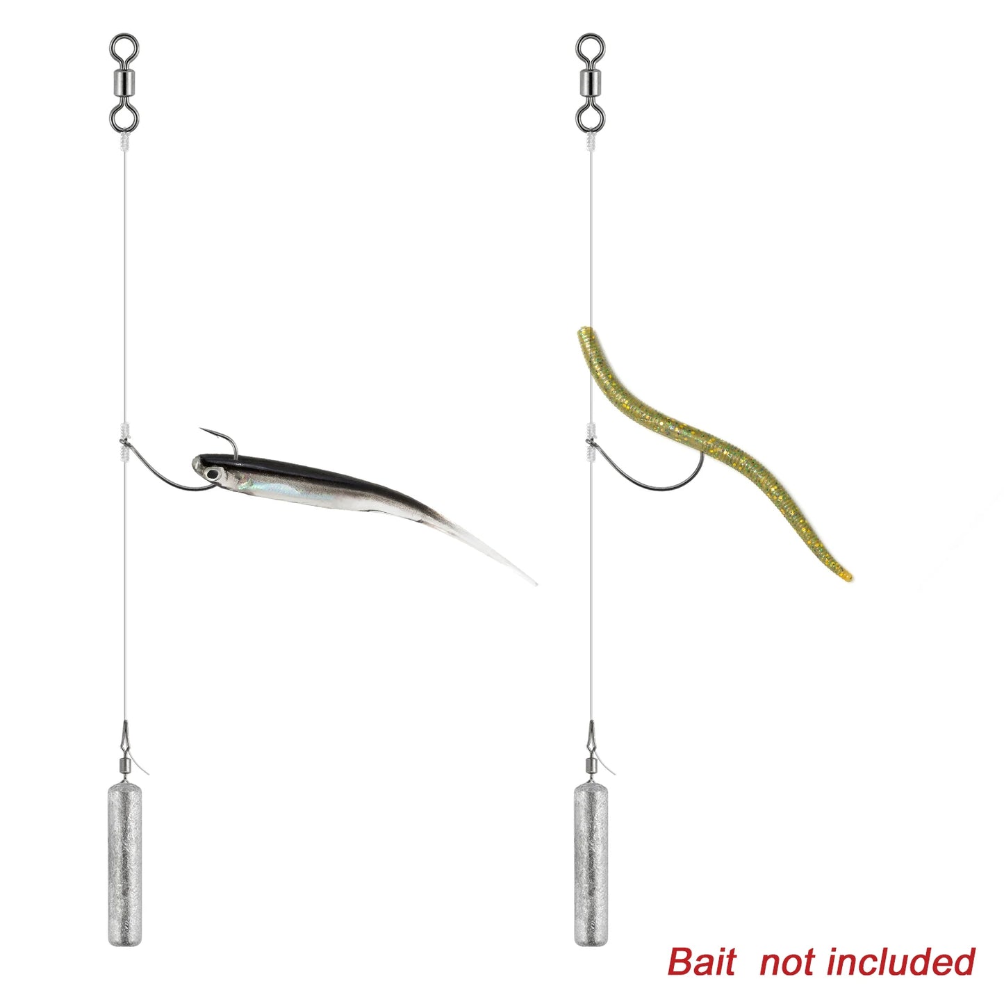 5pcs Drop Shot Rig