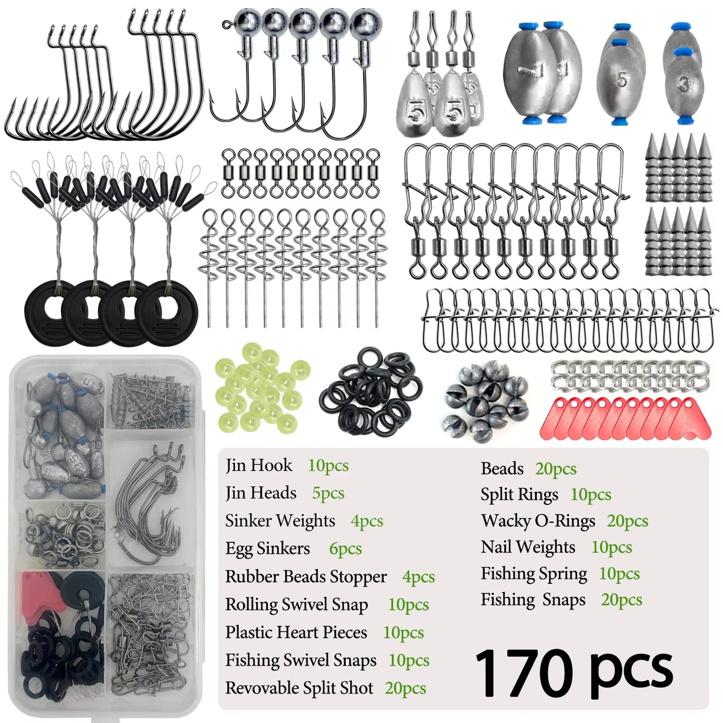 170-410pcs Ultimate Tackle Kit