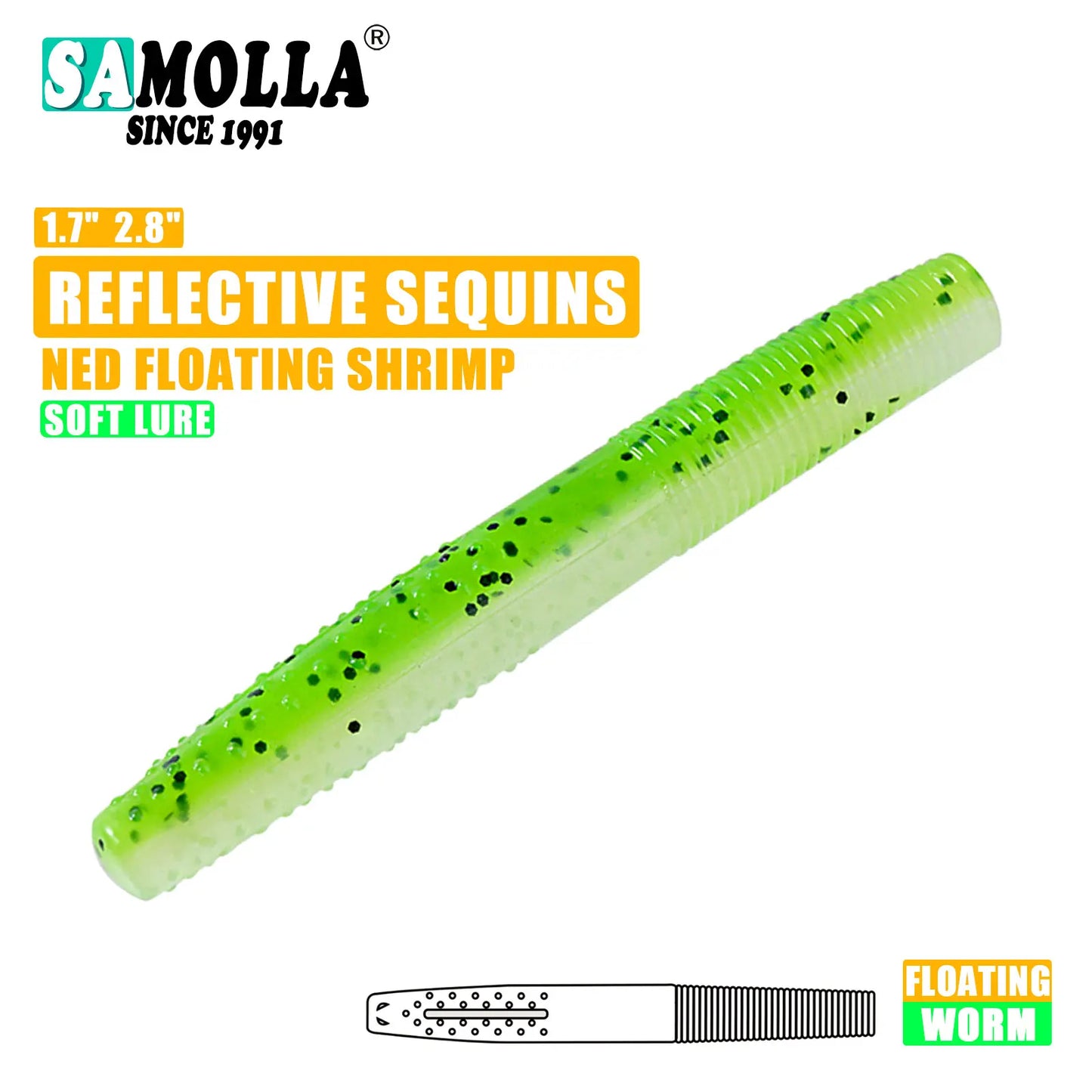 SAMOLLA Floating Worm