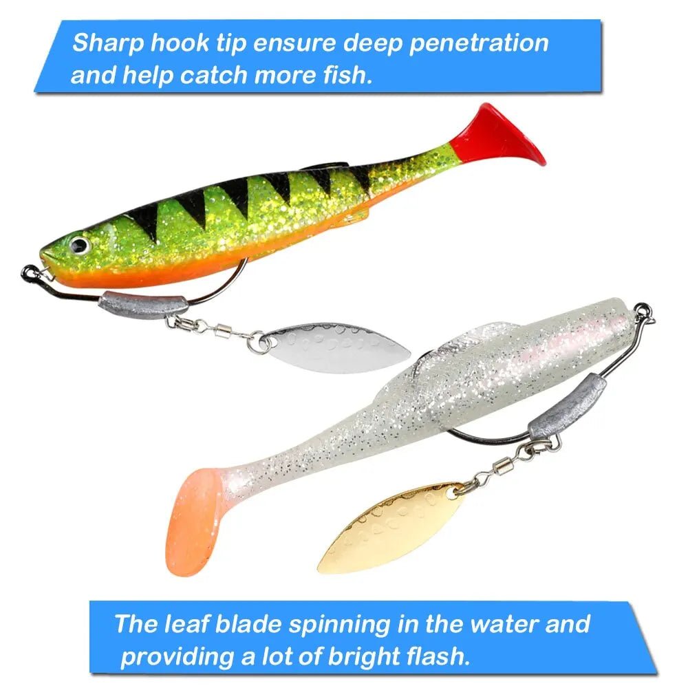 Jig Head Fish Hook With Spin Lock