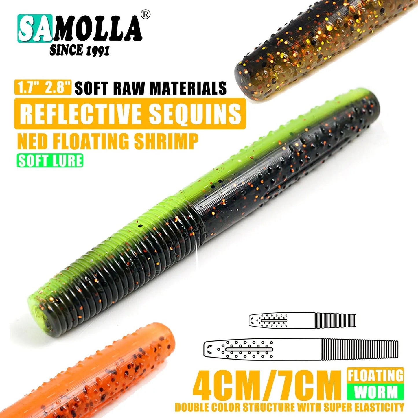 SAMOLLA Floating Worm
