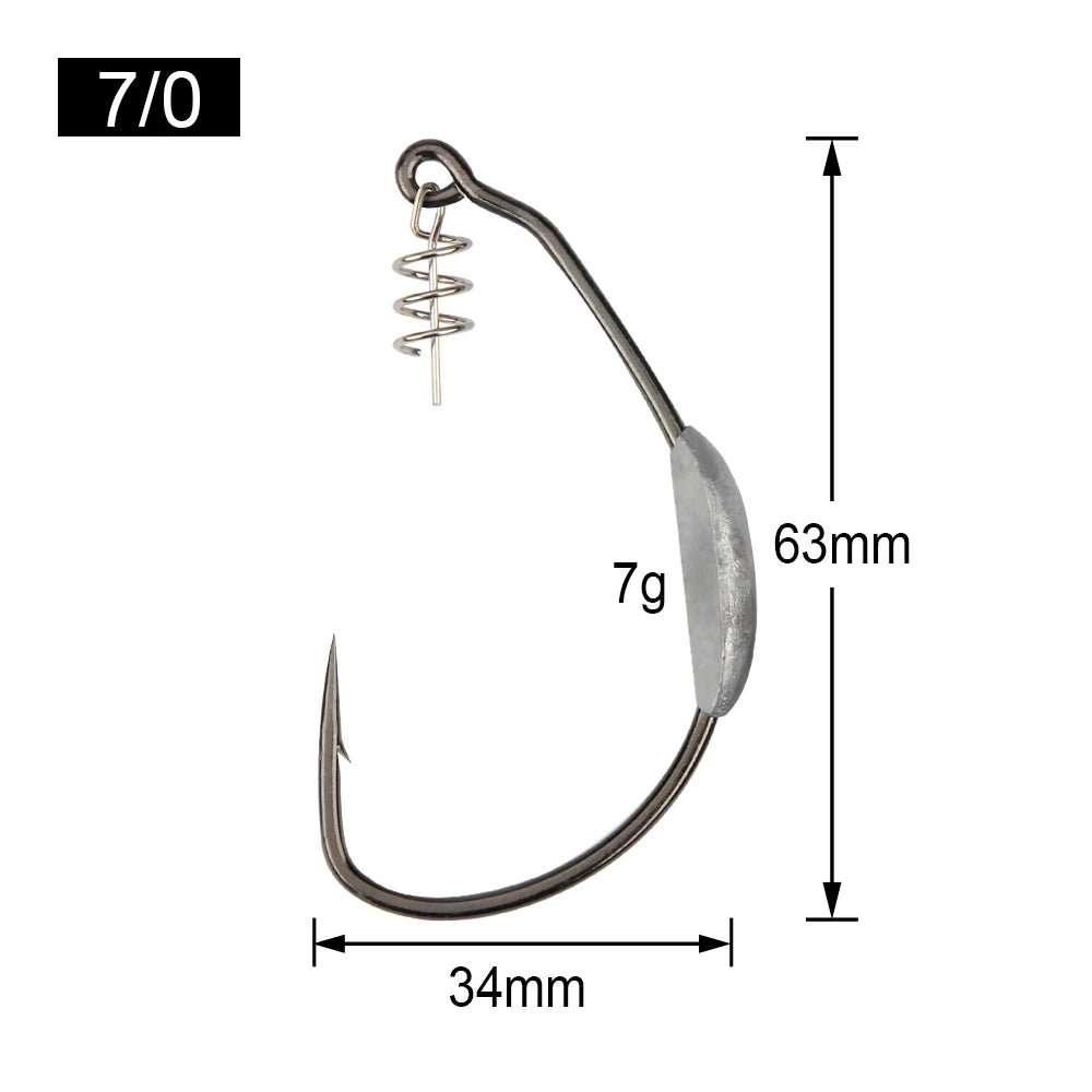 Corkscrew Belly Weighted Hook