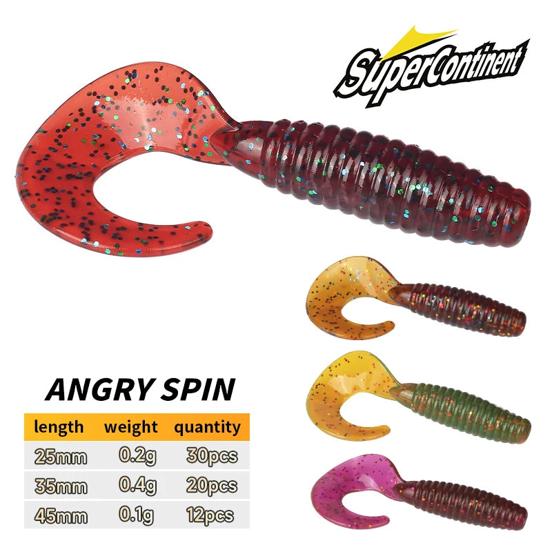 Angry Spin Grub Worm