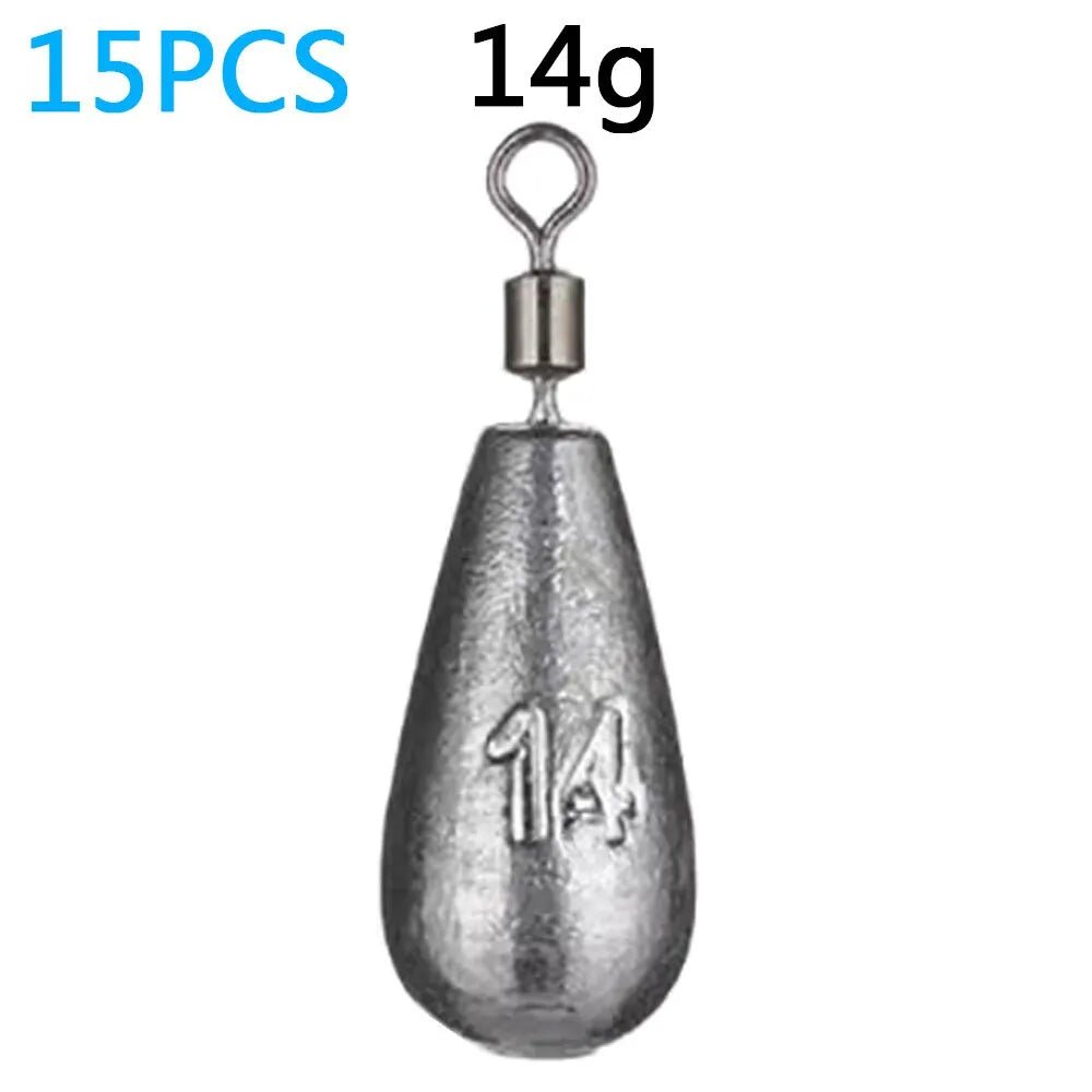 15PCS Drop Shot Weight