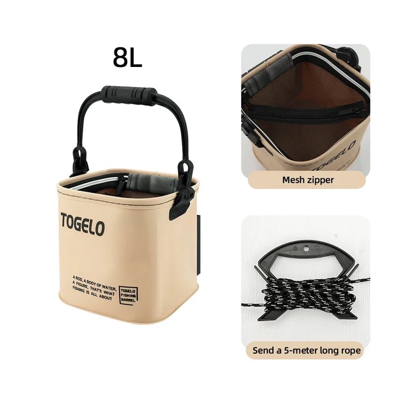 Collapsible Bait Bucket