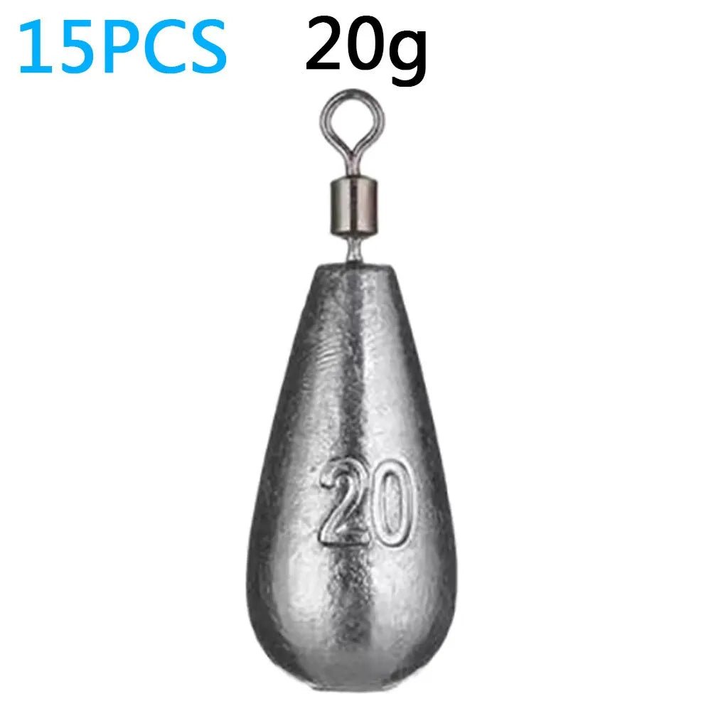 15PCS Drop Shot Weight