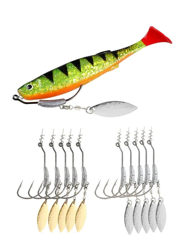 Jig Head Fish Hook With Spin Lock