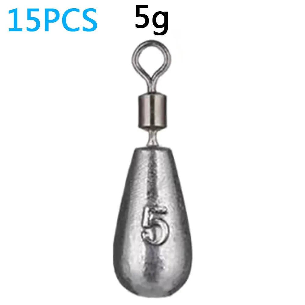 15PCS Drop Shot Weight