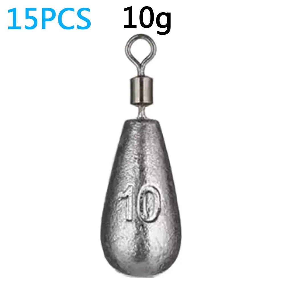 15PCS Drop Shot Weight