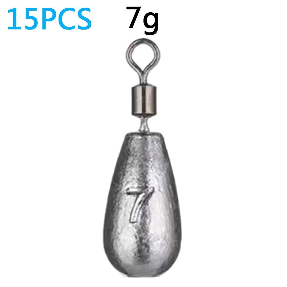 15PCS Drop Shot Weight