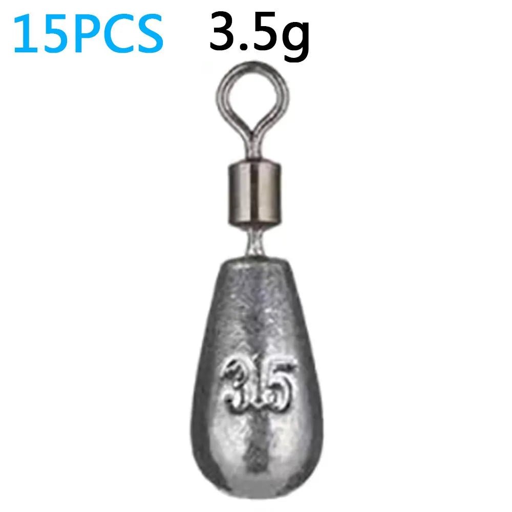 15PCS Drop Shot Weight