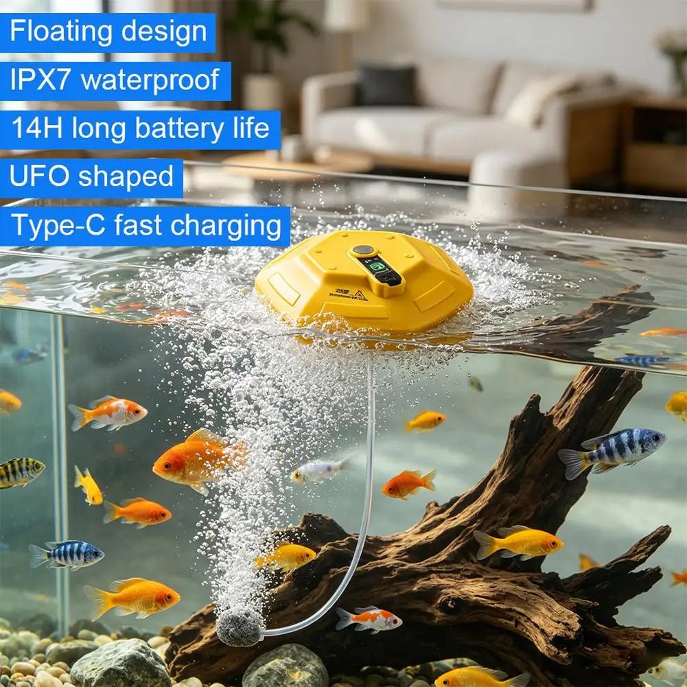 Floating Aerator Pump Rechargeable