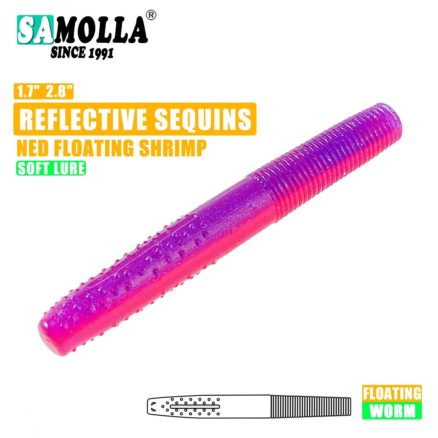 SAMOLLA Floating Worm